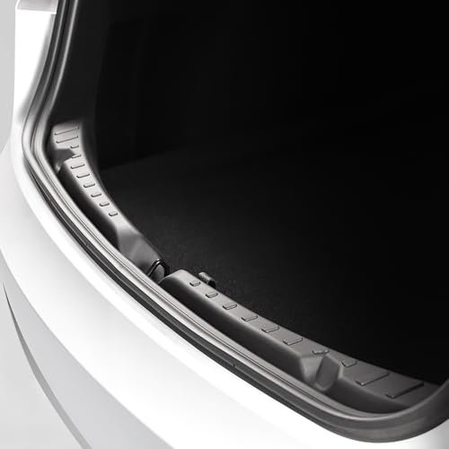 TPARTS Tailgate Threshold Cover for Tesla Model 3 Highland 2024-2026 (Premium/Performance) Anti-Scratch Trunk Bumper Guard Door Sill Protector TPE Cover Tesla Accessories