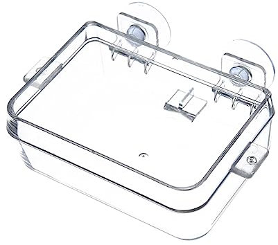 INOOMP Reptilien-futterbox -futterspender Mit Glatter Oberfläche Und Kleiner Öffnung Transparent Für Beobachtung Als Futternapf Oder Wasserbecken Geeignet Für Reptilien Und Kleintiere