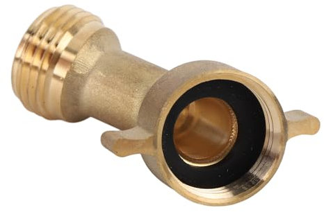 Jauarta Raccord coudé à 45 degrés avec filtre - Adaptateur de tuyau d'eau pour camping-car et remorque de voyage - 3/4 NPT