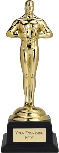 TROPHIESPLUSMEDALS Personalised Gold Achievement Trophy, 21cm