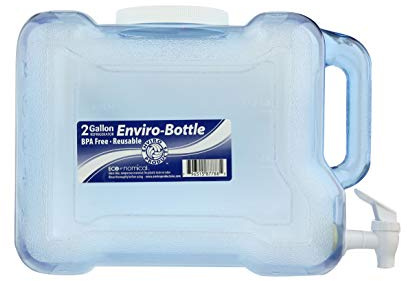 New Wave Enviro BpA Free 2 Gallon Refrigerator Bottle with Spigot