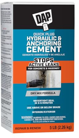 DAP Quick Plug Hydraulic Cement, 5Lb (7079814086)