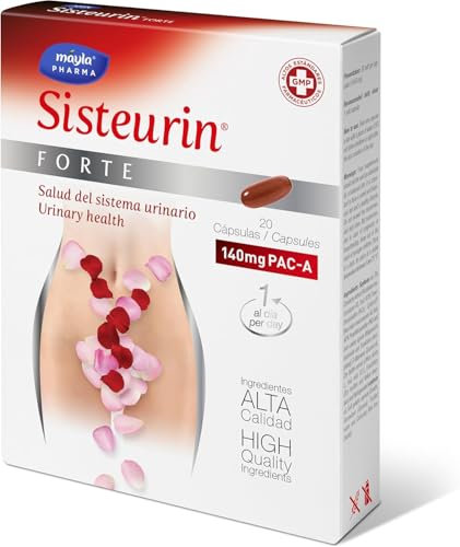 SISTEURIN ® Forte 20 Cáps | D-Manosa, extracto de Arándano rojo americano (PAC-A) y extracto de Ortiga, contribuye al mantenimiento y la salud del sistema urinario.