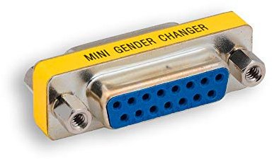 Cablelera ZAGA1677FF DB15 Female to DB15 Female Mini Gender Changer