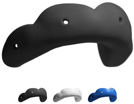 SISU Go Mouthguard, Charcoal Black - Low-Profile Front Tooth Protection for Soccer, Basketball, Water Polo, Skateboarding, BMX, Action Sports - Remoldable Up to 20 Times - Thin, Breathable - Non Toxic
