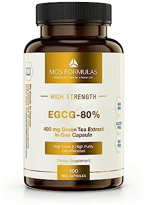 EGCG 80% (Green Tea Extract) 400mg / Vegan Capsules