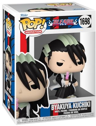 Funko POP! Animation: BLEACH - Byakuya Kuchiki - Bleach - Vinylfigur för samlare - Presentidé - Leksaker för barn & vuxna - Anime Fans - Modellfigur för samlare och utställning | Officiell anime-produkt – samlarobjekt vinylfigur för hyllvisning – födelsedagspresent idé för fans och samlare