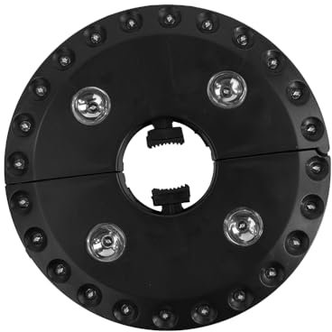 Sarini Sonnenschirmlicht, Terrassenschirmlicht, 3 Helligkeitsmodi, kabellos, 28 LED-Leuchten, 200 Lumen, Schirmmastlicht für Terrassenschirme, Campingzelte