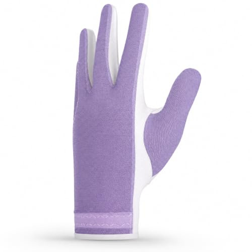 Kyniog Ladies Tan-Through Golf Glove | Soft Cabretta Leather Palm & Breathable Lycra Top | Anti-Tan Line Non-Slip Golf Glove for Lady Golfers