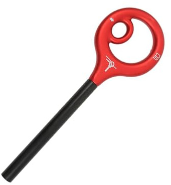 ZYKEJJDDAK Lega di alluminio Figura Dispositivo di assicurazione Discesa Discesa Attrezzatura Accessorio 9 Forma Rigging Discensore per Arrampicata Rigging Piastra per Arrampicata su Roccia