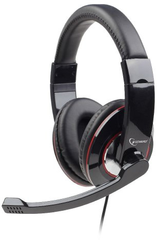 Auricular estéreo USB negro