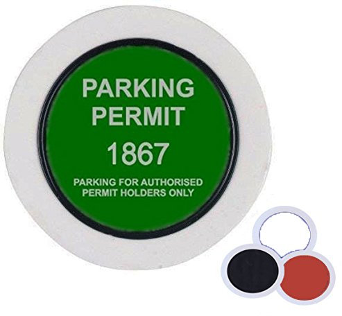 Universal Car Parking Permit Holder / Road Tax Disc Holder - Easy Fit & Removal