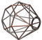 ledscom.de Käfig-Lampenschirm, bronze, E27 / E14, 160mm Ø