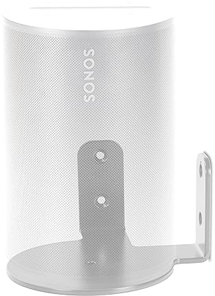SX-Concept® - Era 100 - Soporte de pared para Sonos Era 100 | Variante de esquina | Ahorra espacio | Fabricado en Alemania blanco