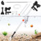 Aquarium Gravel Cleaner, Quick Water Changer, Gravel Vacuum for Aquarium,with Air-Pressing Button，Fish Tank Vacuum Gravel Cleaner Kit for Water Changing Sand Washing with Fish Tank Cleaning Brush
