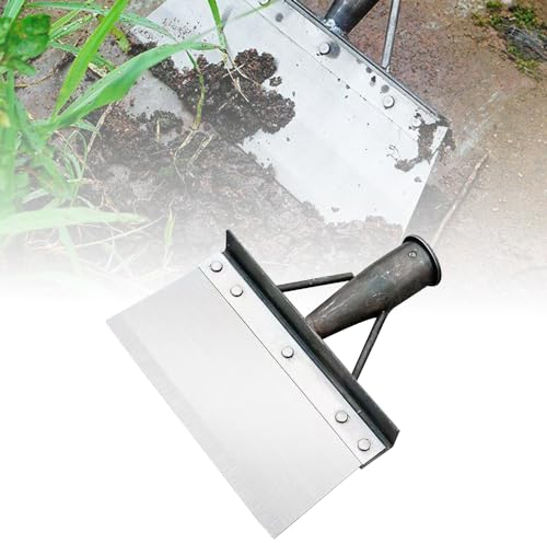Kidmis Multifunctional Cleaning Shovel, Multi-Functional Outdoor Garden Cleaning Shovel, Outdoor Multifunktionale Reinigungsschaufel, Reinigungsschaufel aus Edelstahl für Unkraut und Moos (21cm)