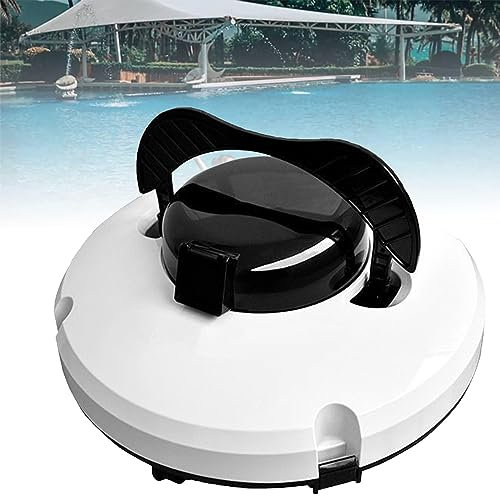 WQZzjm Robot Limpiador de Piscinas Aspirador Automático con Motores Duales Estacionamiento Automático para Piscinas de Fondo Plano Equipo Eléctrico Inalámbrico