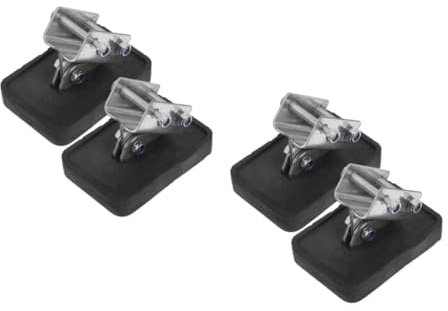 Angoily 4pcs Ladder Foot Standoff Pad Covers Non-Slip Ladder Levelers for Extension Home Safety Feet Pads