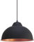 EGLO Pendellampe Truro, Vintage Pendelleuchte im Industrial Design, Retro Hängelampe aus Stahl, schwarz, kupfer, E27 Fassung, Ø 37 cm