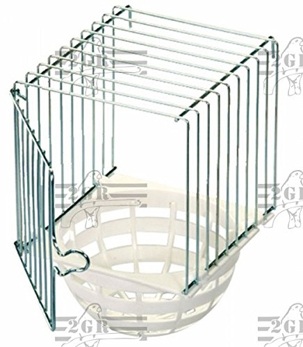 Yoeyang Vogelhaus für Kanarienvogel, Braun, Grün, Eisen und Kunststoff, 12 x 10 cm, 17 kg