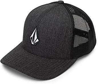 Volcom Gorra de Camionero Full Stone Cheese para Hombre, Gris, Talla única