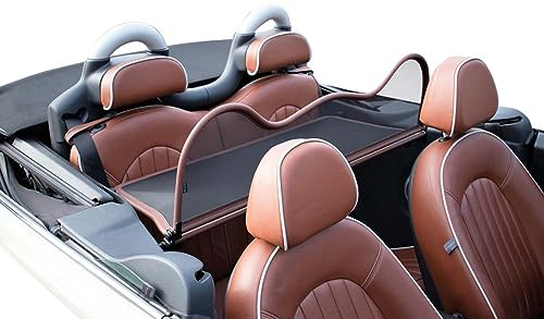 Aperta Windschott passend für Mini Cooper Cabrio 100% Passgenau OEM Qualität Braun Windstop Windabweiser