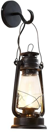Lindby Wall Light Raisa dimmable (Antique, Vintage) in Brown Made of Metal for e.g. Hallway (1 Light Source E14) from wall Lighting lamp