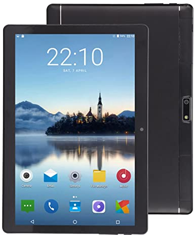 Tablet de 10 Pulgadas Android 11, 2 GB RAM 32 GB, Ampliable a 512 GB, Pantalla IPS 1080, Octa Core 1,6 GHz, Cámara Dual, Bluetooth WiFi GPS Compatible, Llamada Telefónica 2G Tablet PC(Negro)