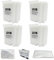 HEMEINY 4 Pieces L3110 Waste Ink Tank Compatible with EcoTank ET-2800 ET-2820 ET-4800 ET-2710 ET-2711 ET-2712 ET-2714 ET-2715 ET-2720 ET-2721 ET-2726 Printer, Maintenance Box with Sponge (4)