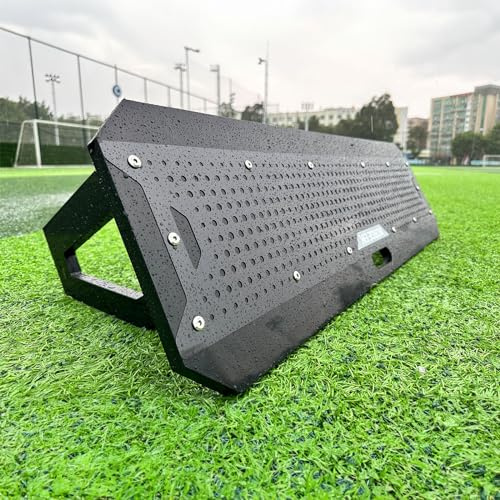 Norge Eik SteelRebound: Stainless Steel Soccer Rebounder with HDPE Board - Enhanced Rebound Performance, Stability, and Durability (Black)