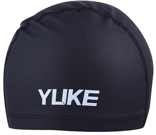 BESPORTBLE 1Stk Schwimmhaube dose Could air Schwimmen zubehör zwillengummi Schwimmhut Erwachsene Badekappe Badekappen für Herren Badekappe für Männer Silikon-Badekappe Damen Badekappe Black