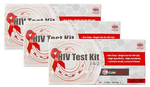 Kit de prueba de VIH de Clini-health (paquete triple)