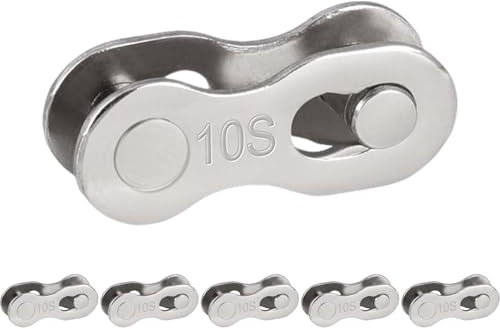 Vroxdrez Cadena Para Bicicleta 10 Velocidades Con 6 Pares De Cierres, Sistema De Montaje Y Desmontaje Rápido, Resistente Y Duradera Para Ciclismo Urbano Y Montaña