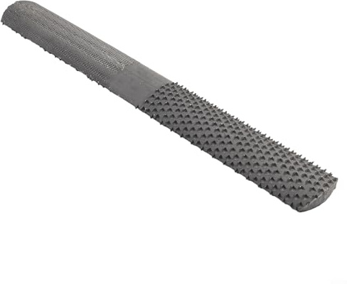 Lime à bois 4 en 1 de 20,3 cm en acier au carbone avec côtés plats et demi-ronds, compatible avec la mise en forme rapide ou le polissage de