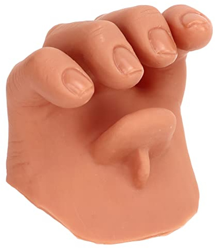Purokise Falso Trucco della Terza Mano Accessorio Artificiale Realistico per la Mano Morbida per spettacoli teatrali Scherzo di Halloween
