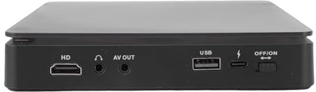 Fockety DVD Player, Full HD 1080P Upscaling with Remote Control, All Region Playback, Multi Format Support, Quick Loading, Compact Design Multimedia Interface for TV Projector Display