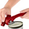 Apriscatole Manuale, Apriscatole antirollio Professionali Senza sfioramento Maneggevole apriscatole in Acciaio Inossidabile a Portata di Mano con manopola Easy Turn