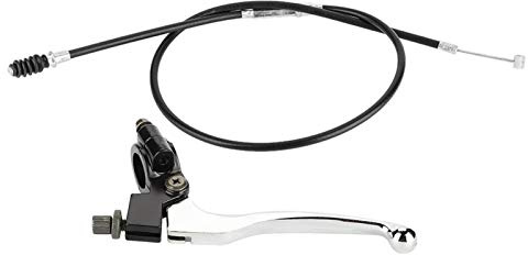 Pitbike Clutch, 125 Pit Bike Short Clutch Cable with Lever, Clutch 125 Pit Bike, Universal Motorcycle Handlebar Brake Master Cylinder Clutch Lever Aluminum Alloy Handlebar Folding Clutch Lev