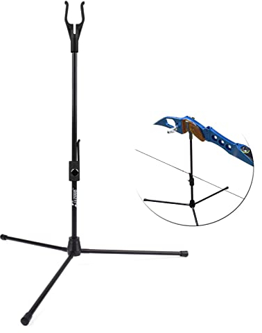 Archery Bogenständer, Fiberglas Geringem Gewicht für Recurvebogen Langbogen Compoundbögen Takedown Bogen Outdoor Jagdbogenhalter