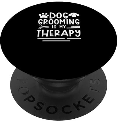 Lustiger Spruch Hundepflege-Experte PopSockets mit austauschbarem PopGrip