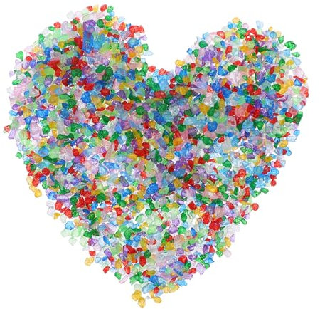 2pezzi Sabbia Di Irregolare Colorata Trasparente Per Portacandele Materiale Diy Per Decorazioni Creazioni Uniche