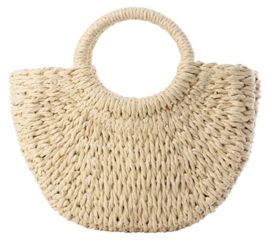 Jywmsc Stroh Clutch Geldbörsen für Damen Sommer Strandtaschen Tote Quasten Abendtasche Handtaschen