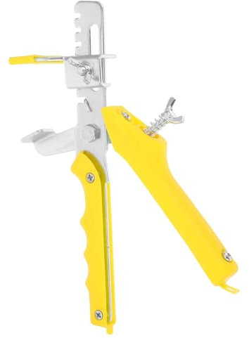 HOMOCONO de Nivelación Ayuda para La Colocación Nivelador de Suelo de Baldosas Alicates de Empuje Herramienta para Colocar Baldosas de Baldosas Amarillo