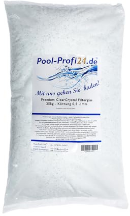 Pool-Profi24.de 25kg Premium Clear Crystal Filterglas 0,5-1 mm