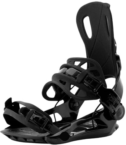 Snowboardbindning, mångsidiga skidbrädor, klippning, platt blomma, snowboardrem för kvinnor, män (vitbandage, S)