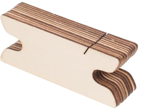TEHAUX Outil de Métier à Tisser pour Projets DIY et Artisanat Design Multifonctionnel Navettes de Tissage Ensemble de 10 en Bois Beige Facile à Utiliser