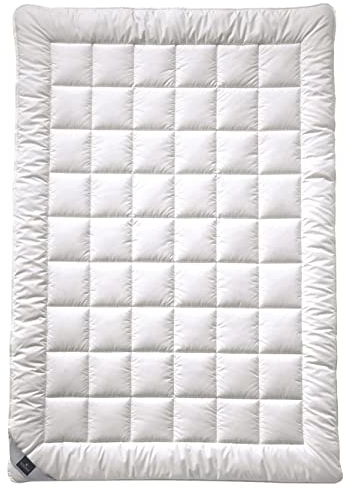 billerbeck Natur-Bettdecke | Lanadorm | 135 x 200 cm | Naturdecke | Wärmestufe UNO | 100% Schafschurwolle