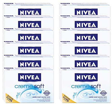 NIVEA Creme Soft Creme Seife, 12er Pack (12 x 100 g) Handwäsche reinigt sanft und pflegt Ihre Haut, Handseife schützt Ihre Hände beim Waschen