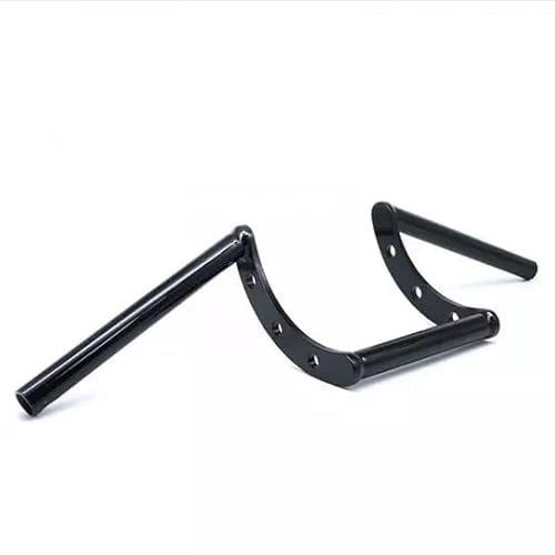 Z-Drag-Bars Universal 25mm Motorradlenker mit Löcher Schwarz