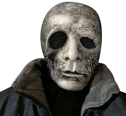 PartyHop Horror Skull Mask Scary Latex Full Head Realistic Zombie Masks Fancy Dress for Halloween Carnival Costume Party